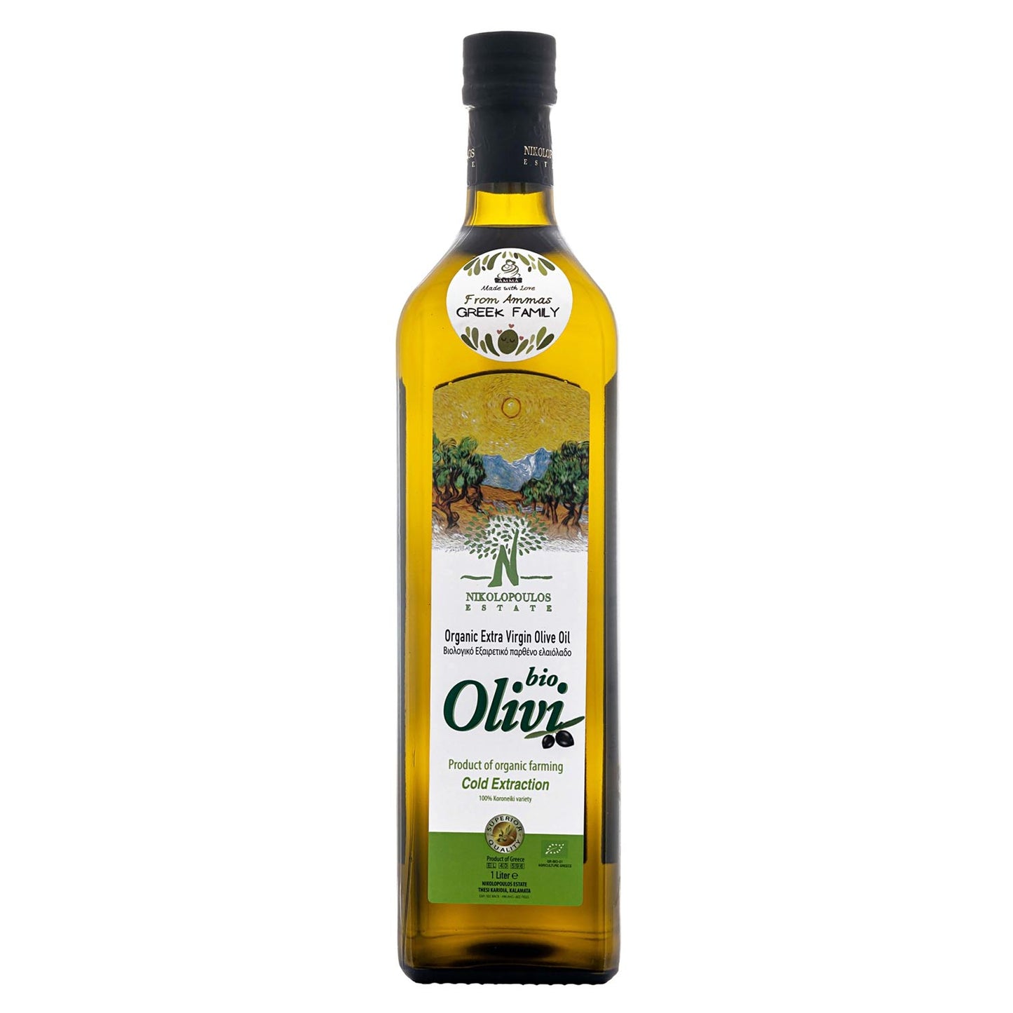 Natives Bio Olivenöl Extra 1,0l Olivi