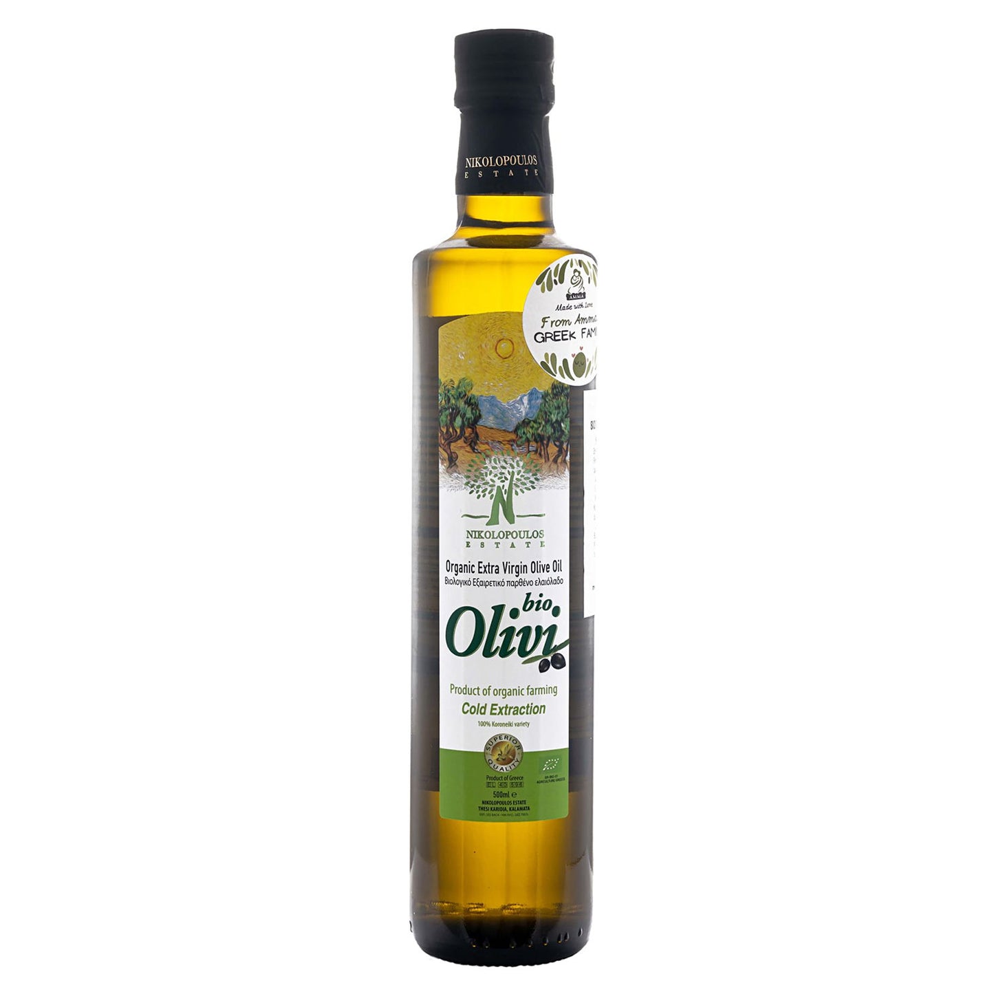 Natives Bio Olivenöl Extra 0,5l Olivi