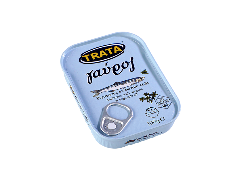 Sardellen "Gavros" mit Oregano 100g Trata