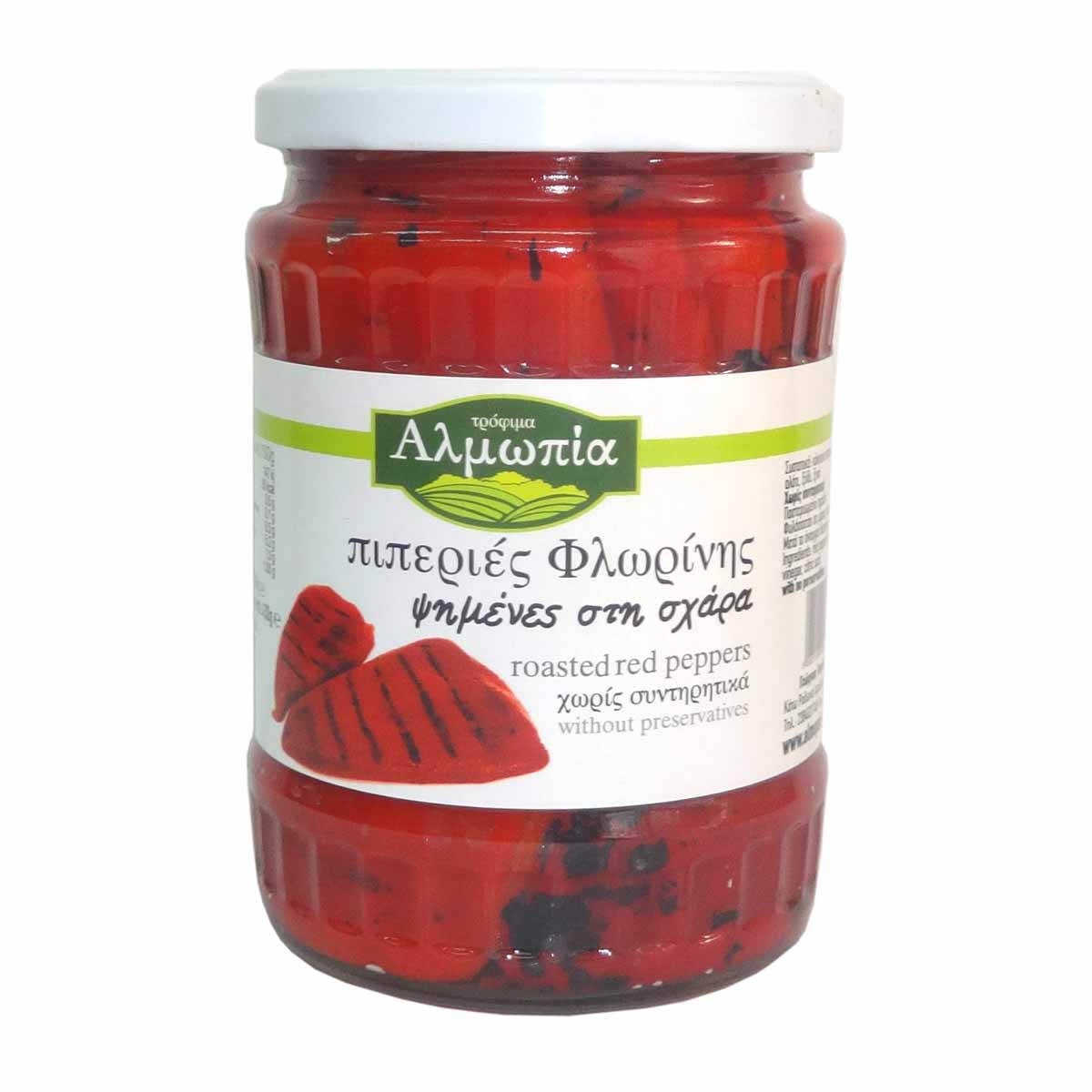 Gegrillte süße Florina Paprika, 540gr Almopia