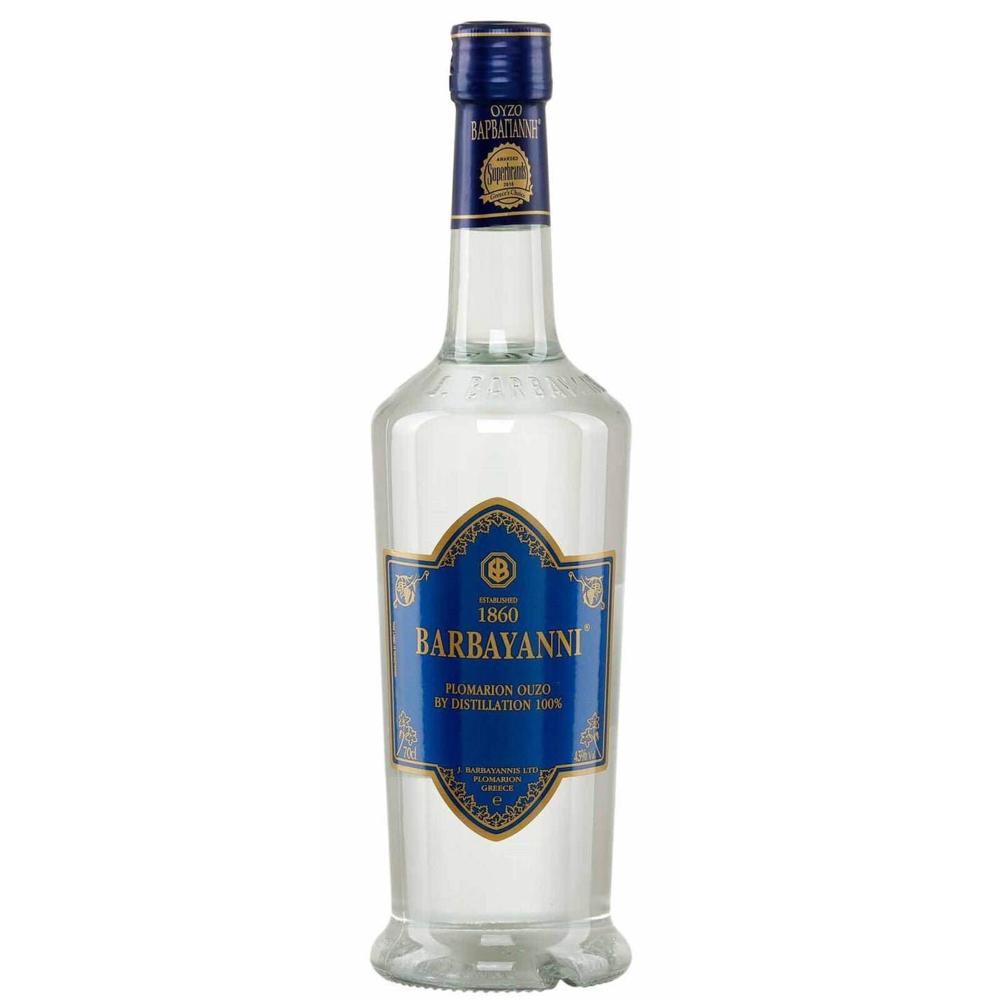 Ouzo Barbayannis blau 0,7l