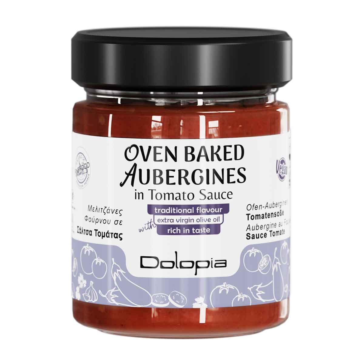 Ofen Melanzani in Tomatensauce 330g Dolopia