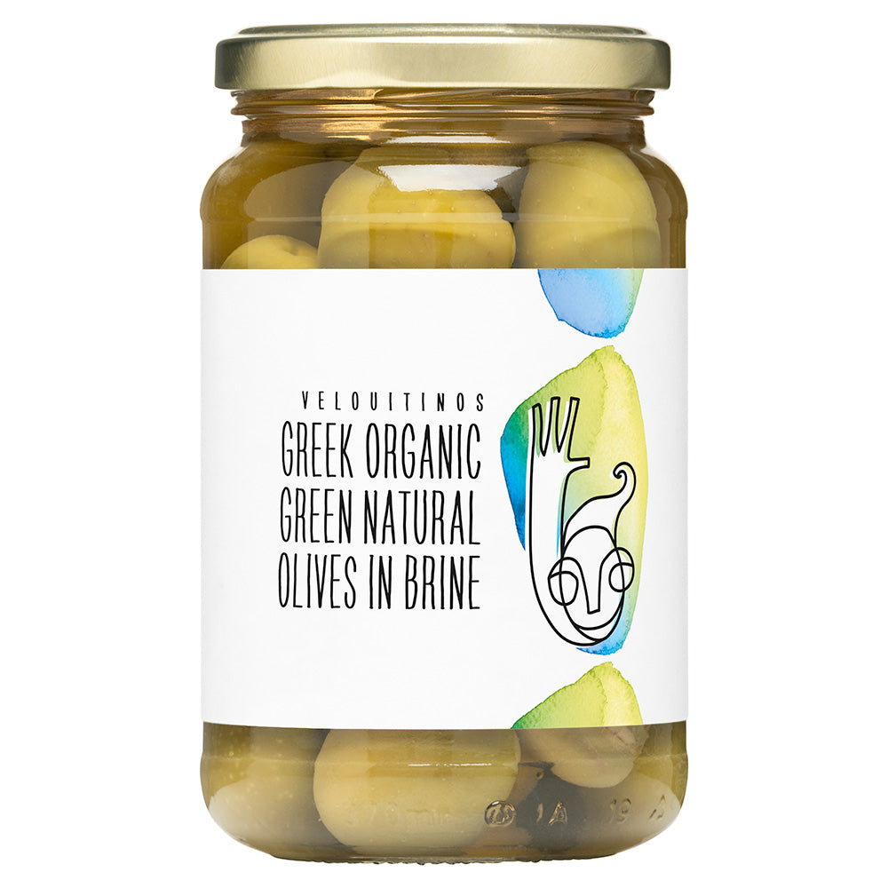 Bio grüne Oliven 340g Velouitinos