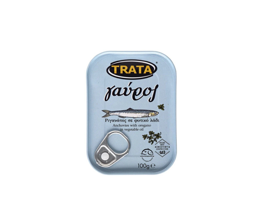 Sardellen "Gavros" mit Oregano 100g Trata