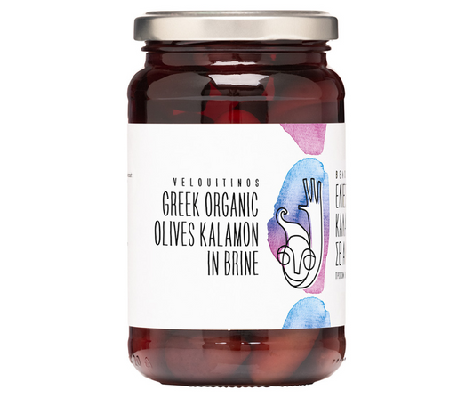 Bio Kalamon Oliven in Salzlake 340gr Velouitinos