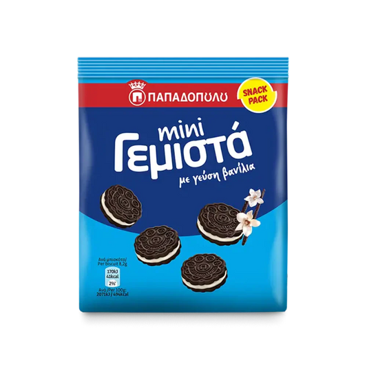 Doppelkekse mit Vanillecreme 90g Papadopoulou