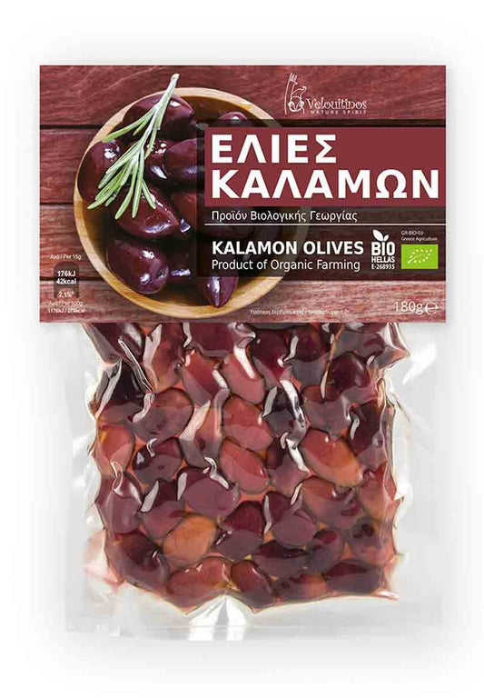 Bio Kalamon Oliven 180gr Velouitinos