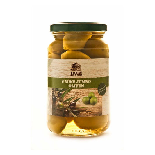 Grüne Oliven 200g Favvas