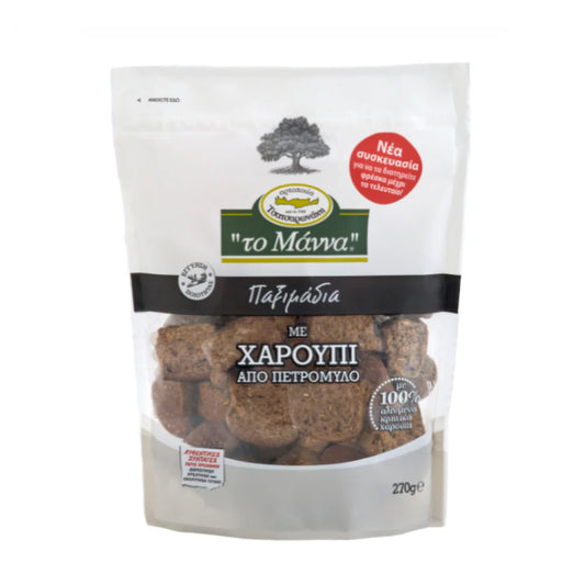 Zwieback mit Johanissbrot & Olivenöl 270g to Manna