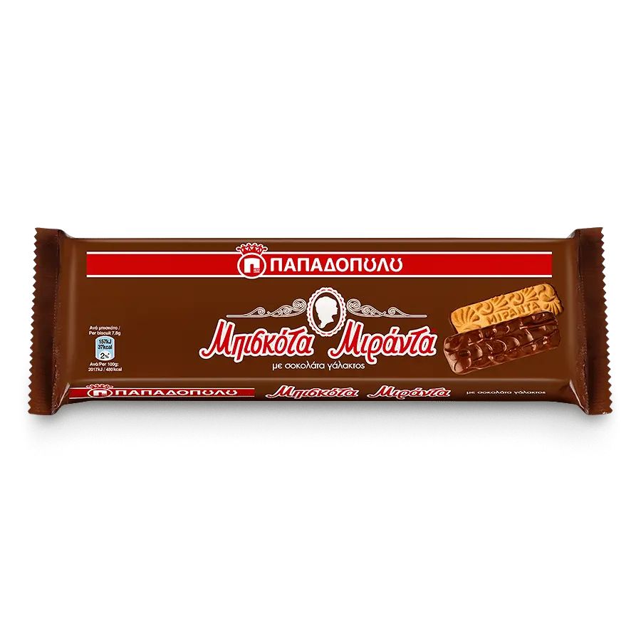 Miranda Kekse Schokolade 140g Papadopoulou