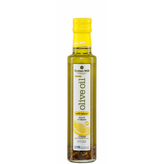Olivenöl mit Zitrone 0,25l Cretan Olive Mill