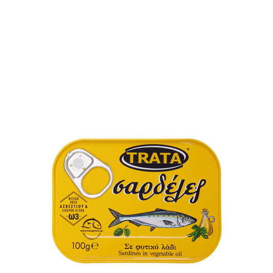 Sardinen in Pflanzenöl 100g Trata